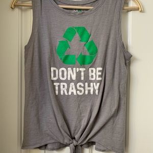 Recycle key-hole tank